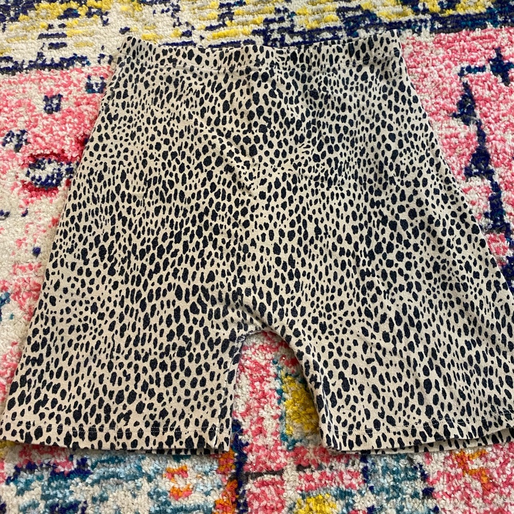 Brandy melville cheetah bike shorts